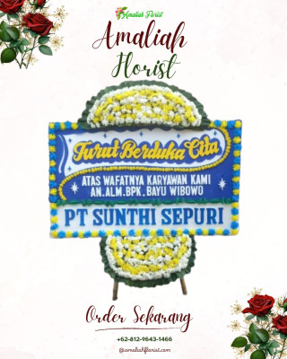 Papan Bunga Duka di Girian Atas